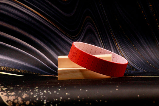 ❤️ The Creator (Bright Red - Rosé Quartz) | Personality Band