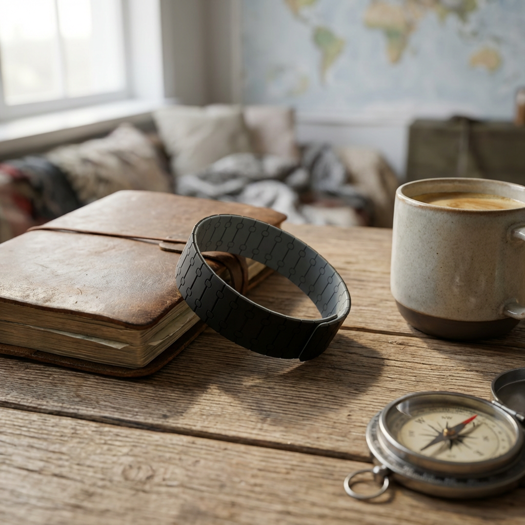 ⚫ The Disruptor (Dark Charcoal - Slate Gray) | Personality Band