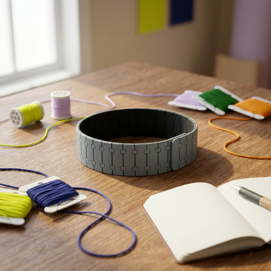 ⚫ The Disruptor (Dark Charcoal - Slate Gray) | Personality Band