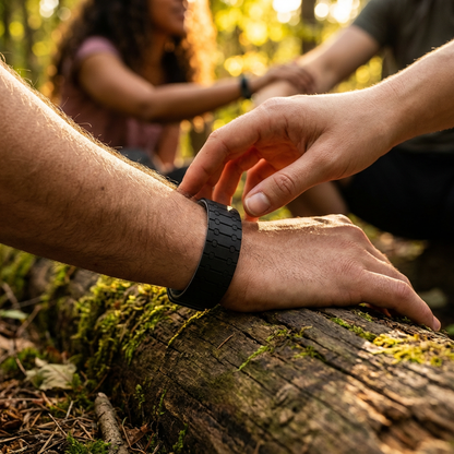 ⚫ The Disruptor (Dark Charcoal - Slate Gray) | Personality Band