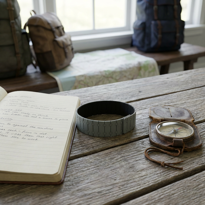 ⚫ The Disruptor (Dark Charcoal - Slate Gray) | Personality Band