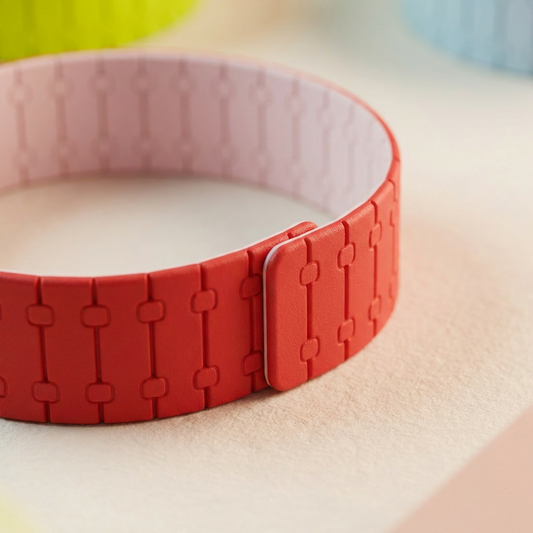 ❤️ The Creator (Bright Red - Rosé Quartz) | Personality Band