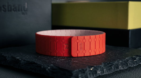 The Creator Personality Band (Bright Red – Rosé Quartz)