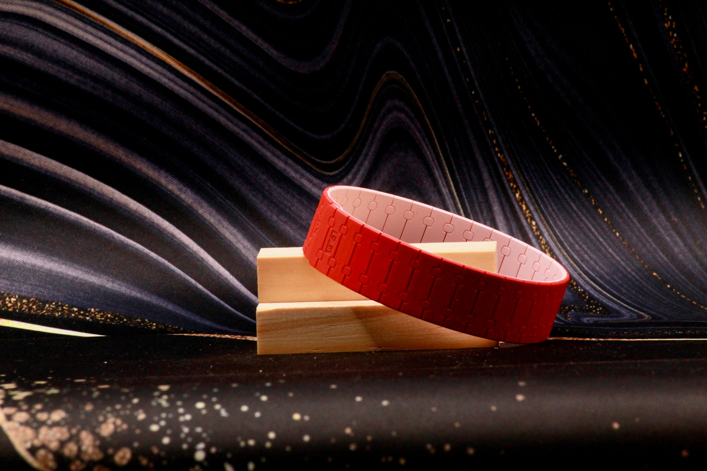 ❤️ The Creator (Bright Red - Rosé Quartz) | Personality Band