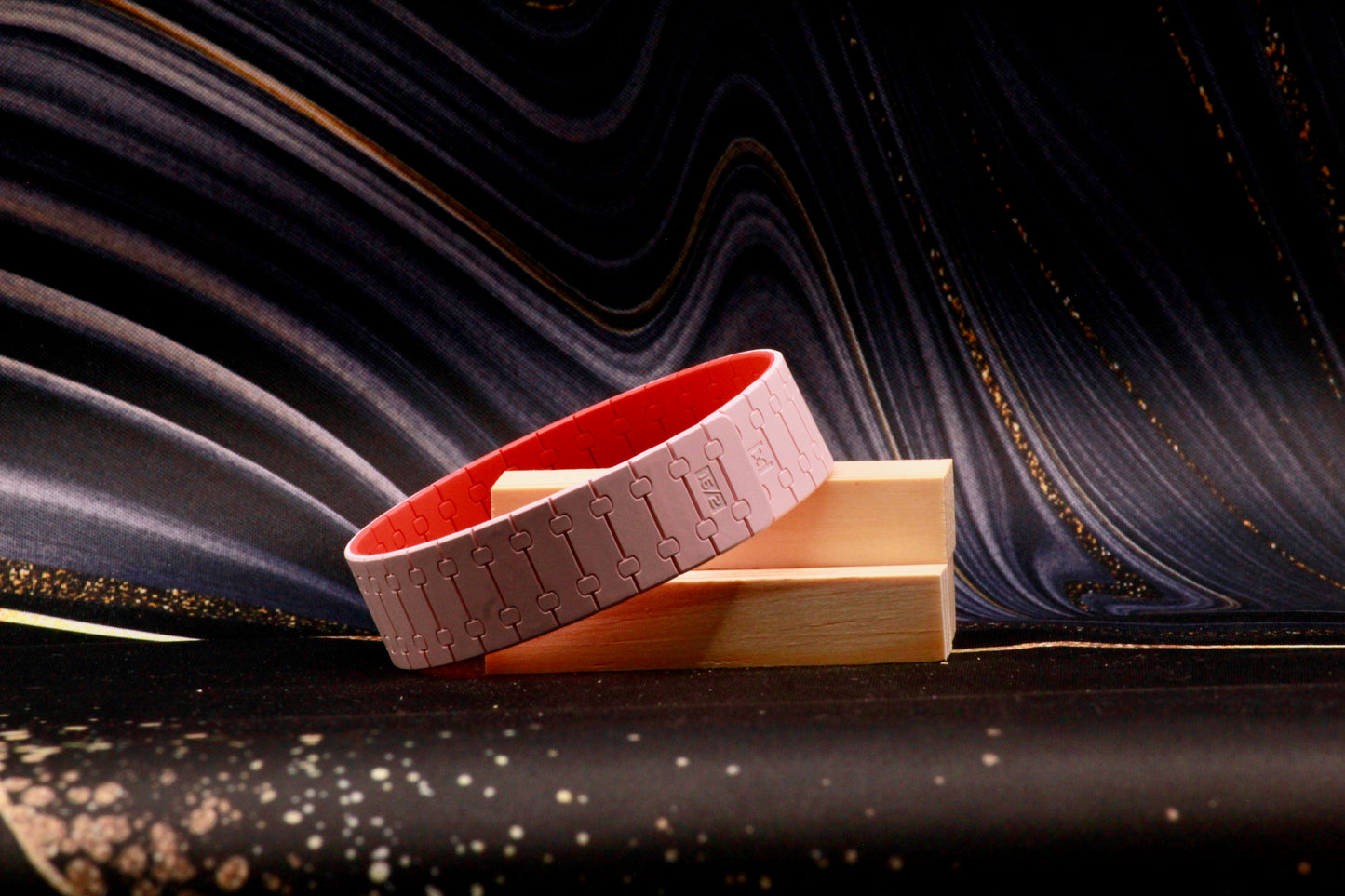 ❤️ The Creator (Bright Red - Rosé Quartz) | Personality Band