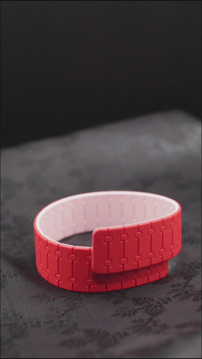 Personality Band | ❤️ The Creator (Bright Red - Rosé Quartz)